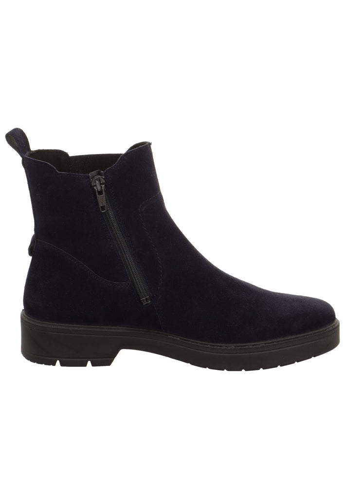 Legero Stiefelette Leder/Textil Blau