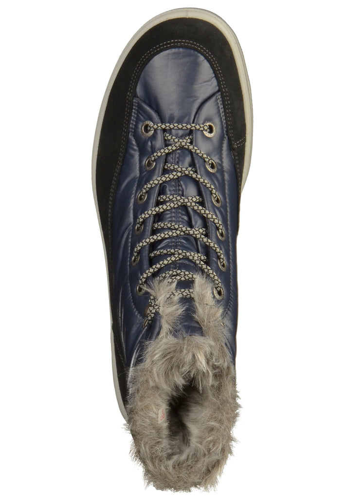 Legero Stiefelette Leder/Textil Blau