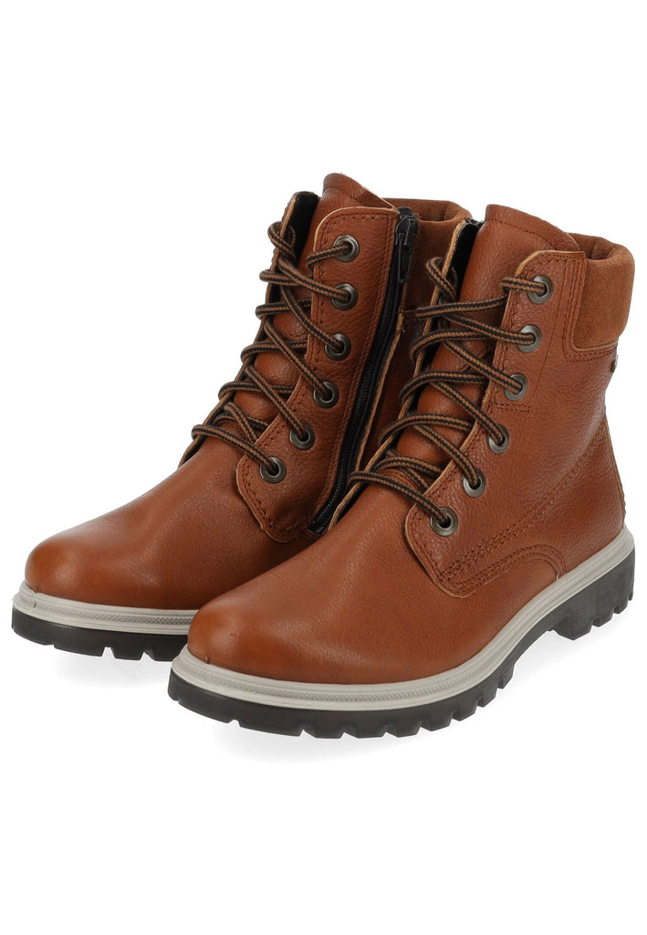 Legero Stiefelette Leder/Textil Cognac Warmfutter