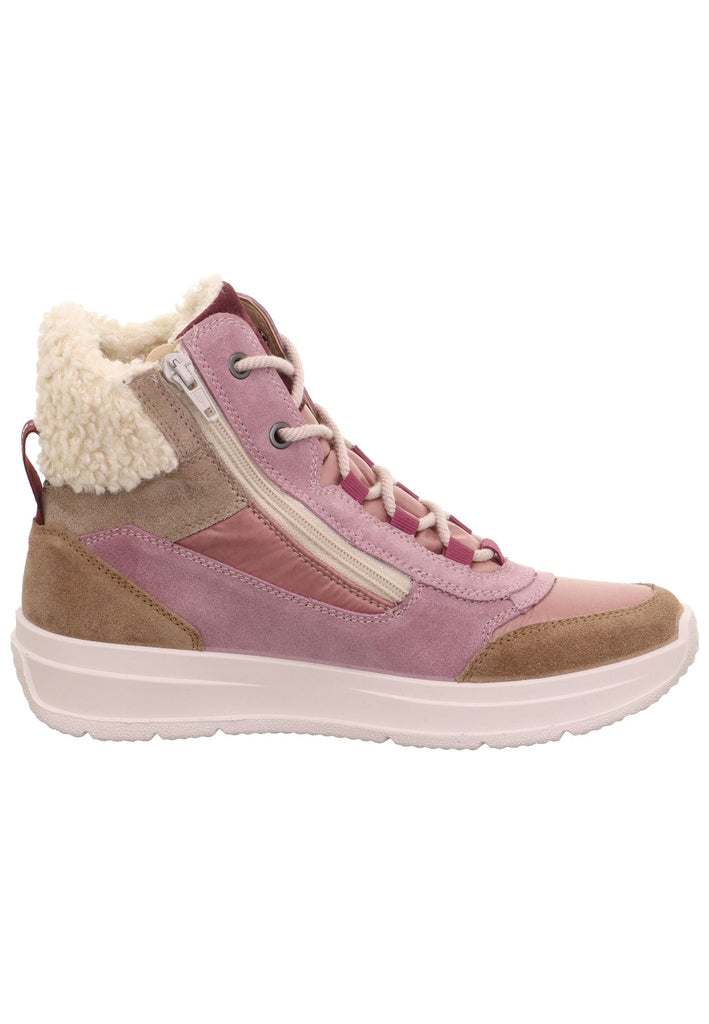 Legero Stiefelette Leder/Textil Rosa