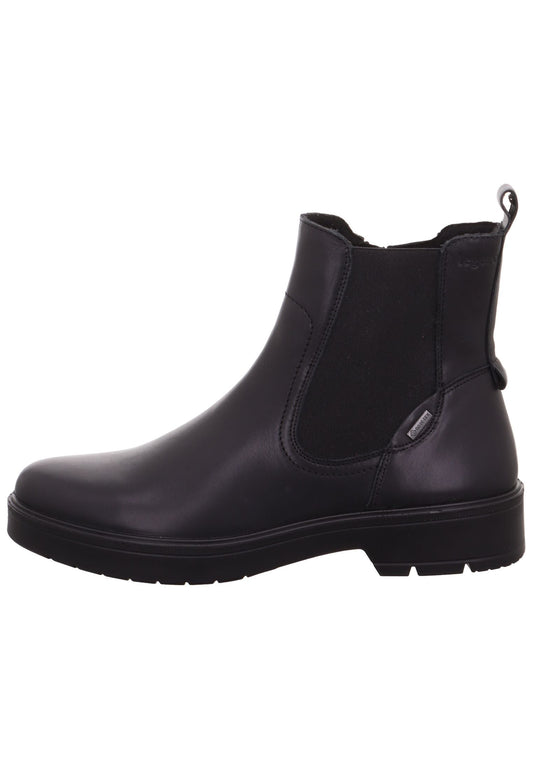 Legero Stiefelette Leder/Textil Schwarz