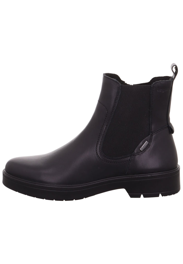 Legero Stiefelette Leder/Textil Schwarz