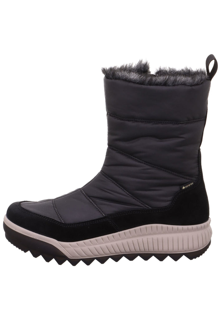 Legero Stiefelette Leder/Textil Schwarz