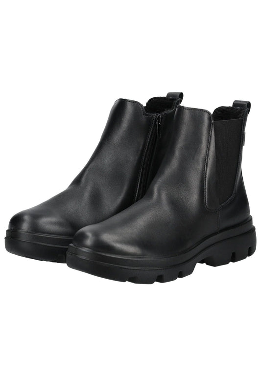 Legero Stiefelette Leder/Textil Schwarz Warmfutter