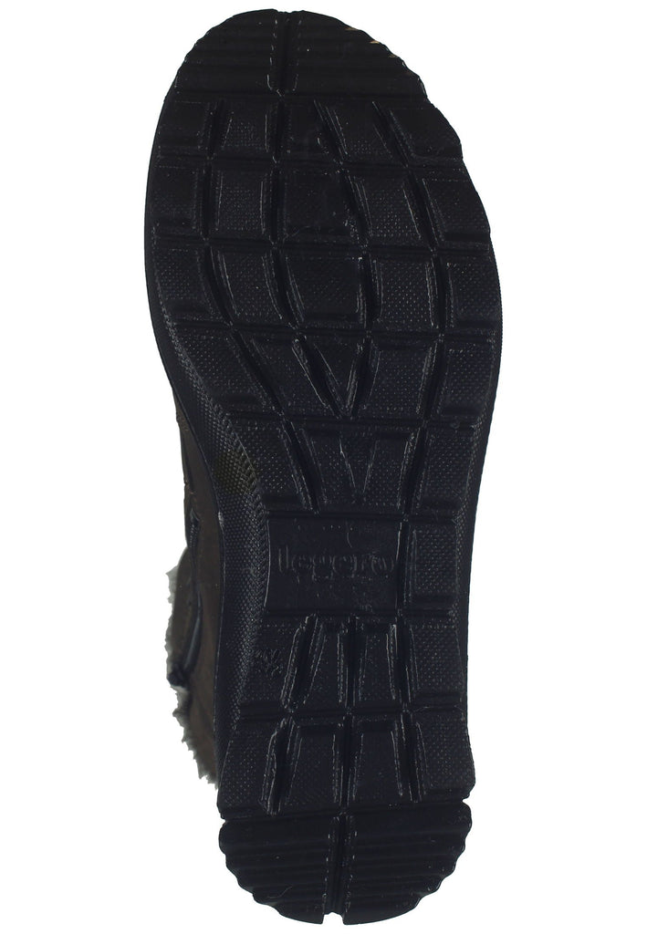 Legero Stiefelette Nubukleder Grau Warmfutter