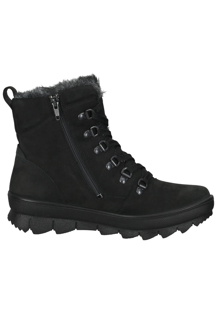 Legero Stiefelette Nubukleder Schwarz Warmfutter