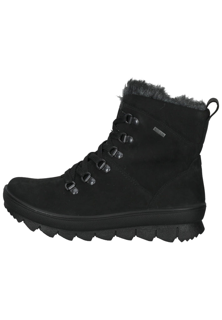 Legero Stiefelette Nubukleder Schwarz Warmfutter