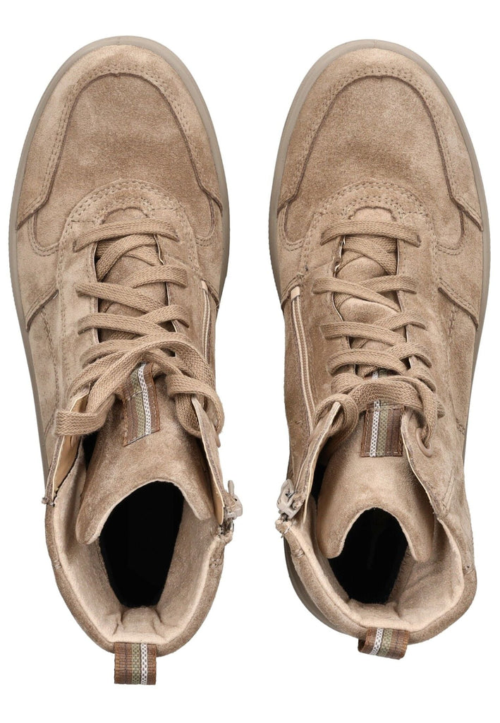 Legero Stiefelette Veloursleder Beige Warmfutter