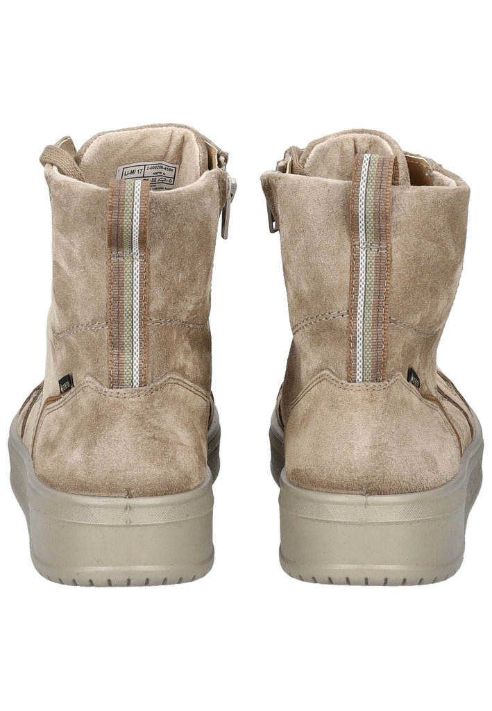 Legero Stiefelette Veloursleder Beige Warmfutter