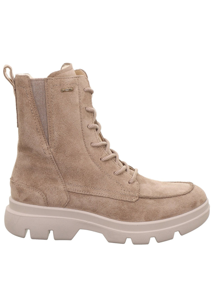 Legero Stiefelette Veloursleder Beige Warmfutter