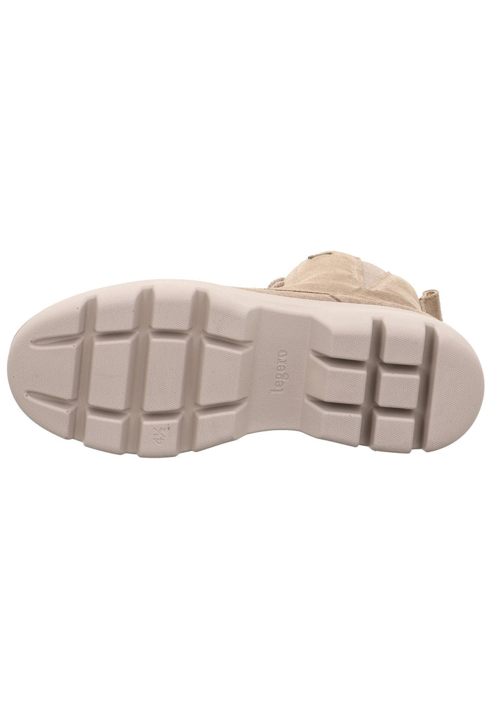 Legero Stiefelette Veloursleder Beige Warmfutter
