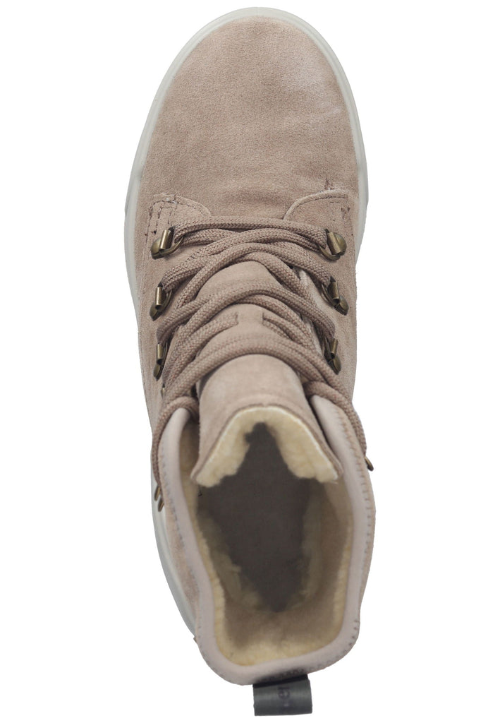 Legero Stiefelette Veloursleder Beige Warmfutter