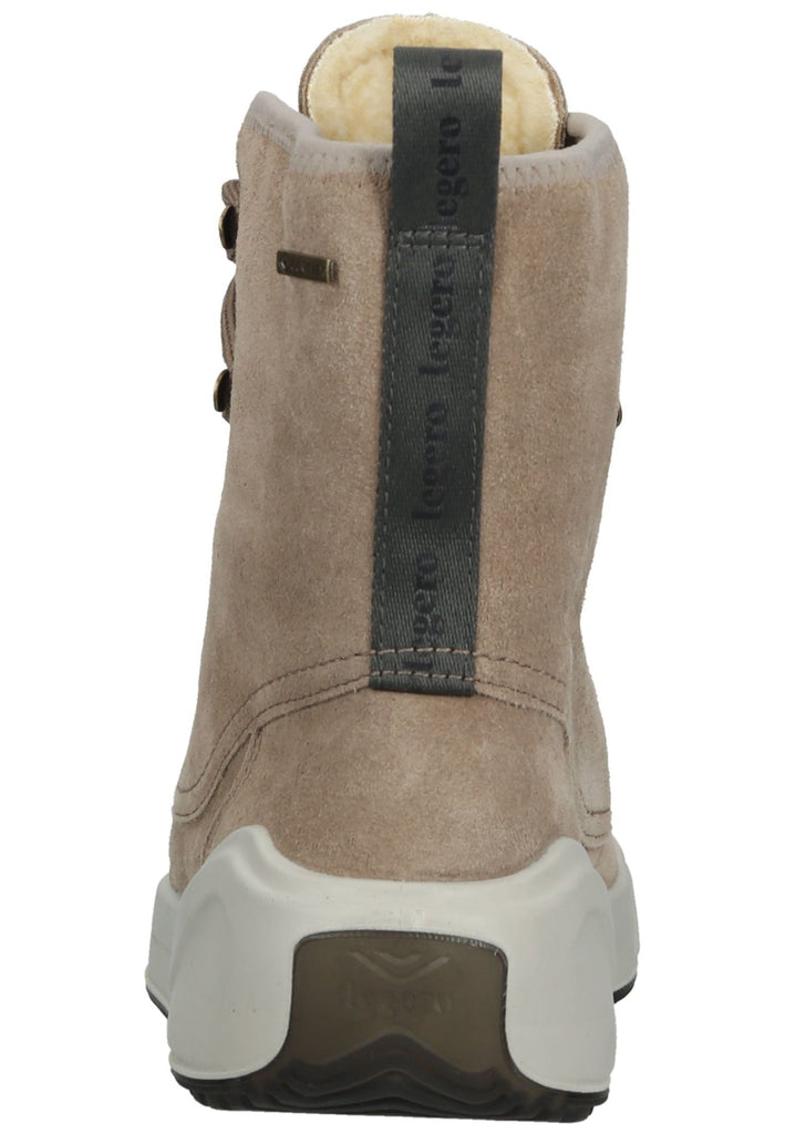 Legero Stiefelette Veloursleder Beige Warmfutter