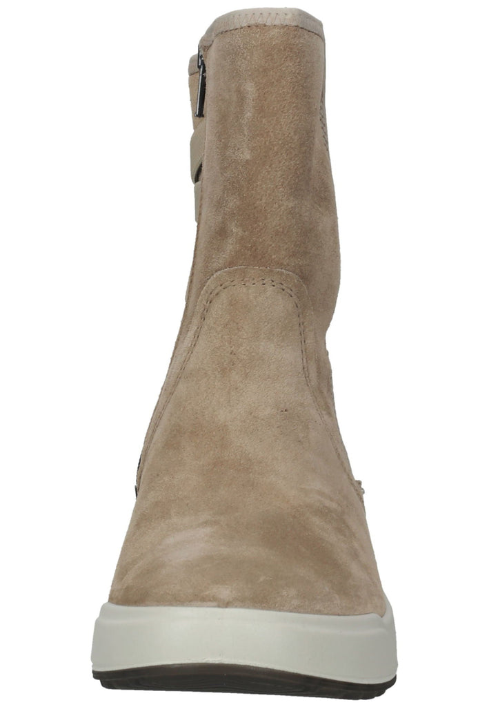 Legero Stiefelette Veloursleder Beige Warmfutter