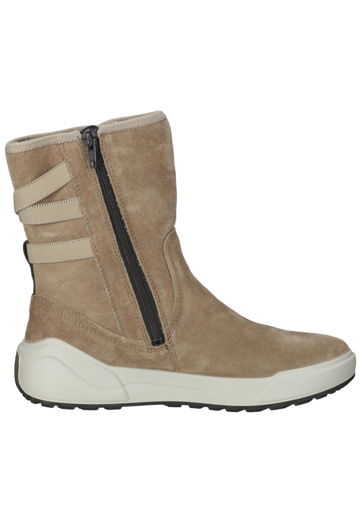 Legero Stiefelette Veloursleder Beige Warmfutter