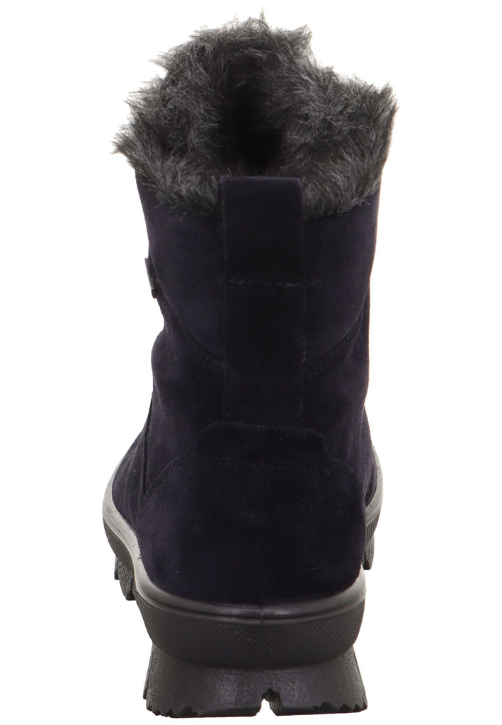 Legero Stiefelette Veloursleder Blau Warmfutter