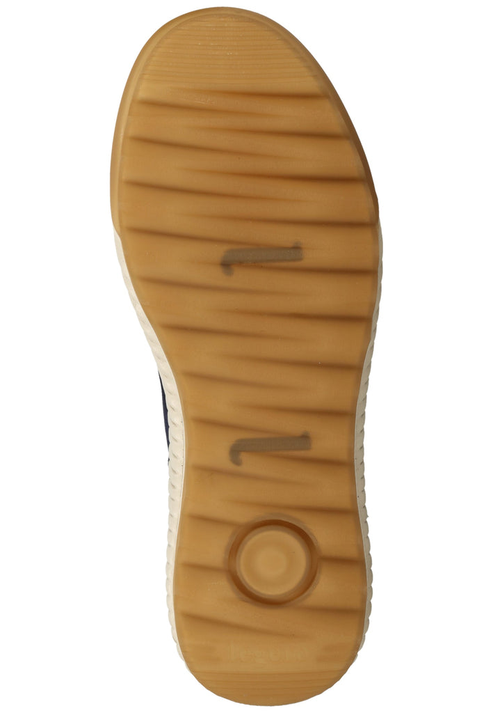 Legero Stiefelette Veloursleder Blau Warmfutter