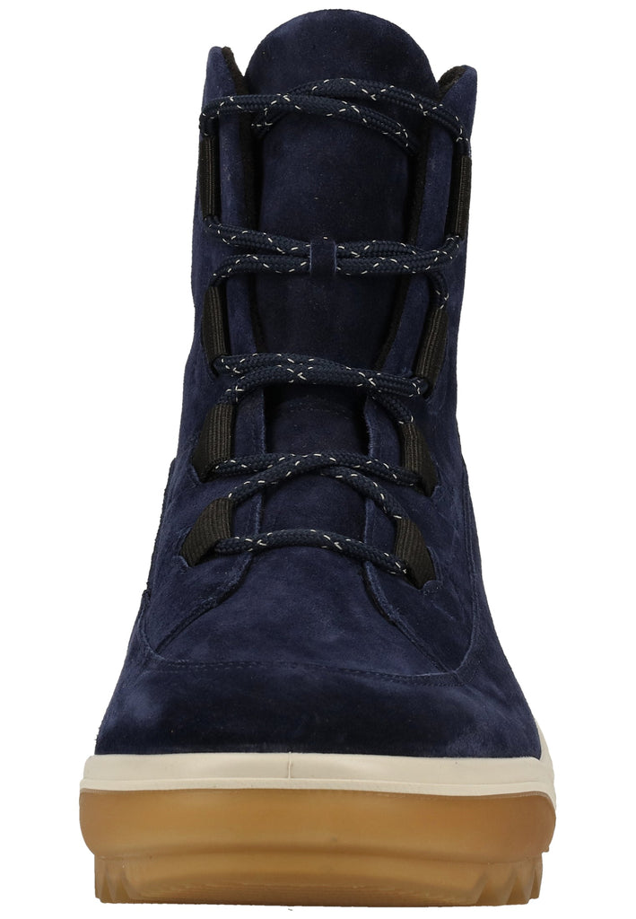 Legero Stiefelette Veloursleder Blau Warmfutter