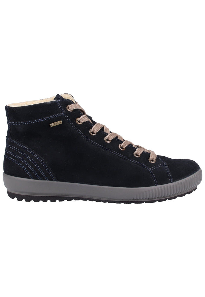 Legero Stiefelette Veloursleder Blau Warmfutter