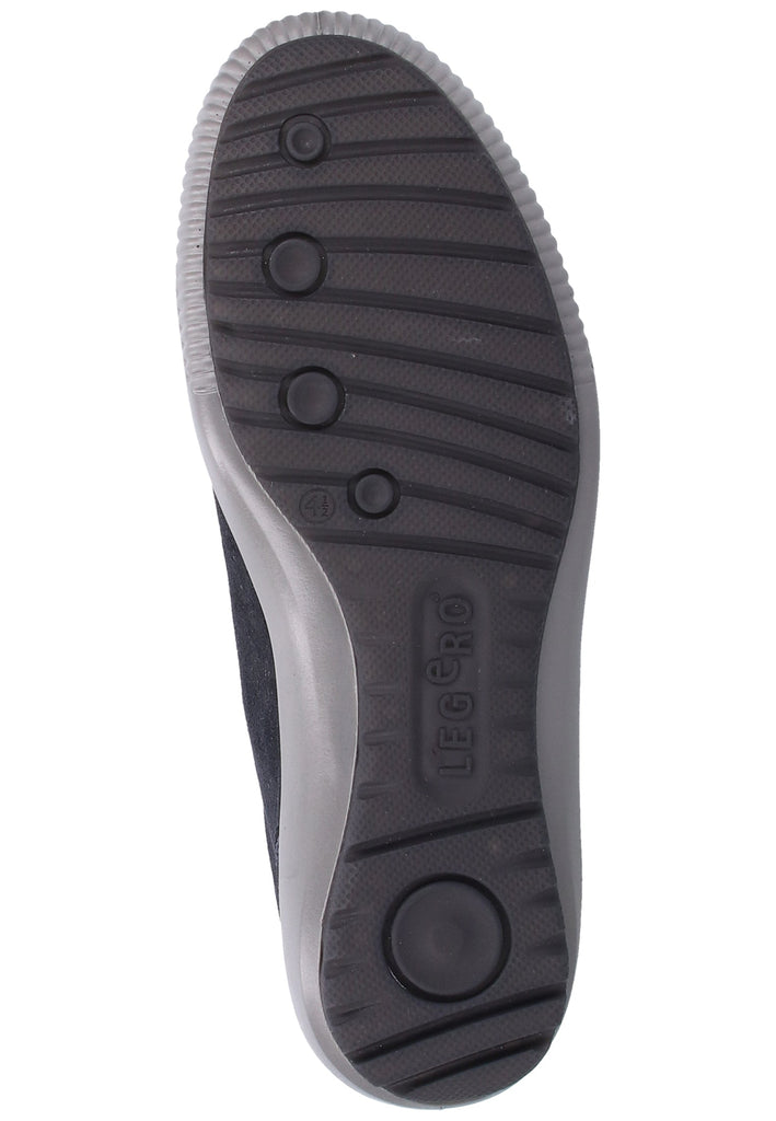 Legero Stiefelette Veloursleder Blau Warmfutter