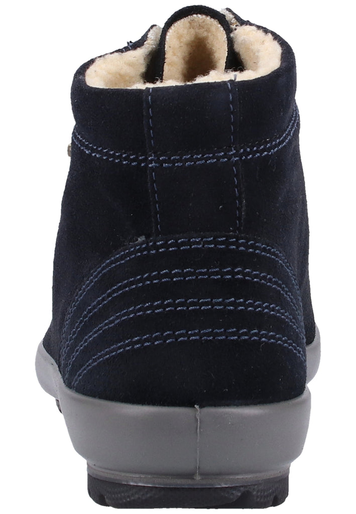 Legero Stiefelette Veloursleder Blau Warmfutter