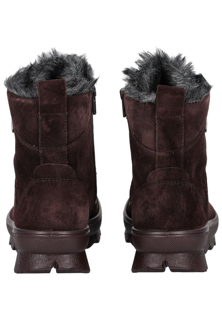 Legero Stiefelette Veloursleder Bordeaux Warmfutter