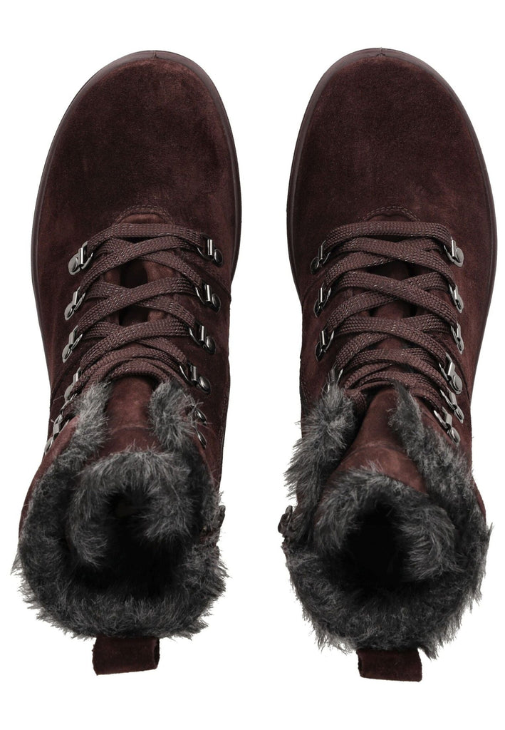 Legero Stiefelette Veloursleder Bordeaux Warmfutter
