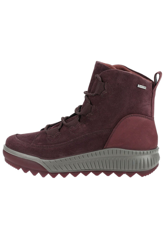 Legero Stiefelette Veloursleder Cherry Warmfutter