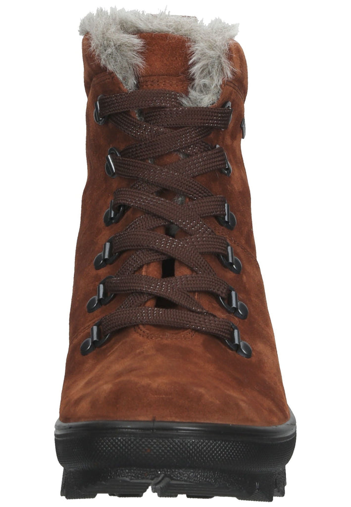 Legero Stiefelette Veloursleder Cognac Warmfutter