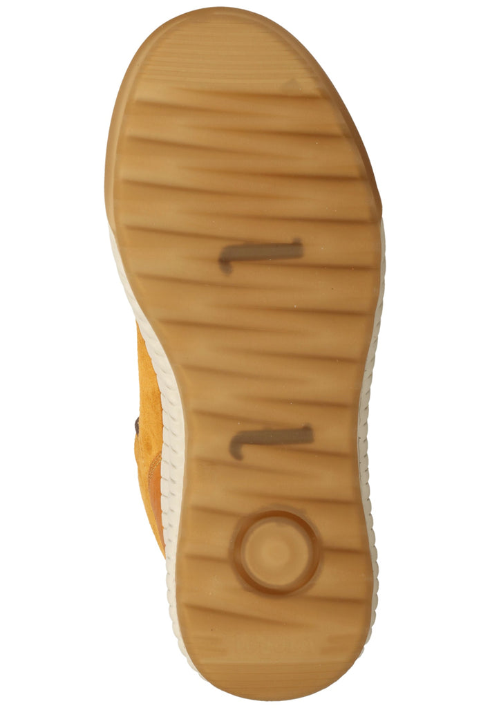 Legero Stiefelette Veloursleder Gelb Warmfutter