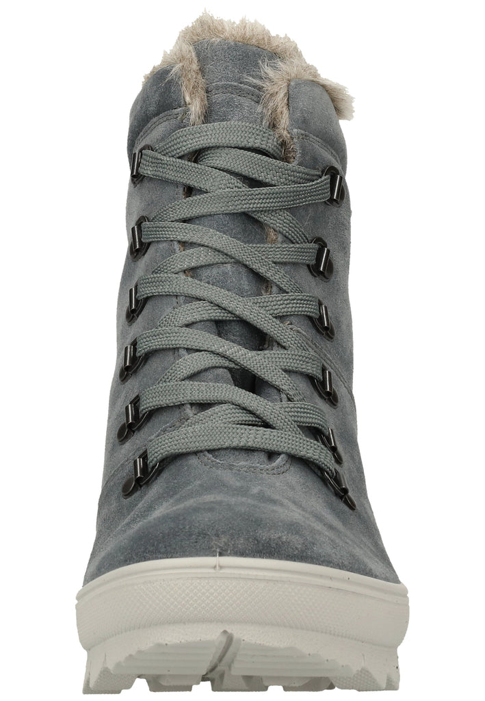 Legero Stiefelette Veloursleder Grau