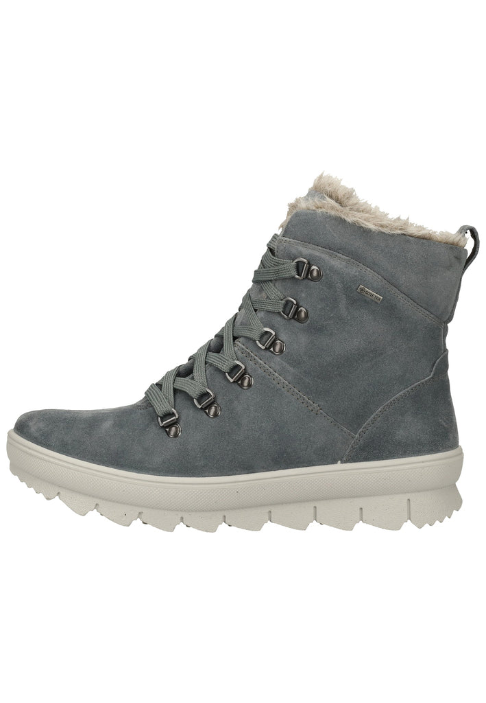Legero Stiefelette Veloursleder Grau