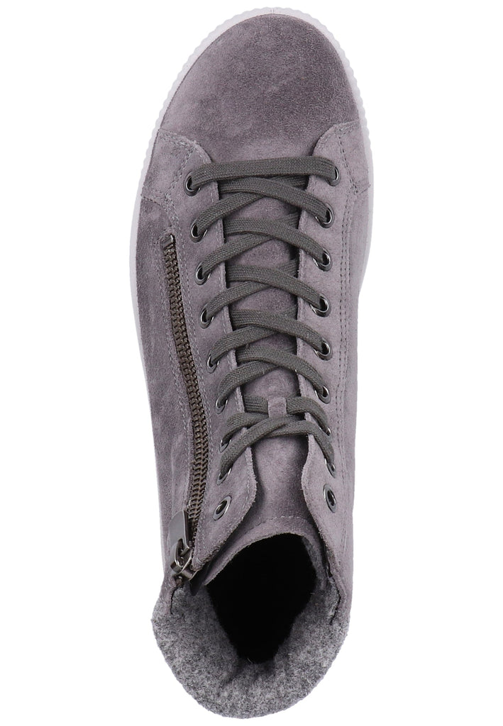 Legero Stiefelette Veloursleder Grau