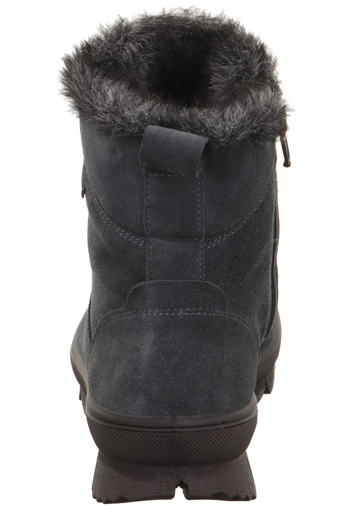 Legero Stiefelette Veloursleder Grau Warmfutter