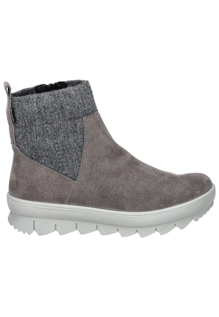 Legero Stiefelette Veloursleder Grau Warmfutter