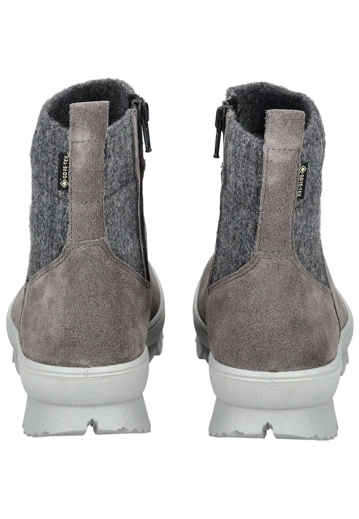 Legero Stiefelette Veloursleder Grau Warmfutter