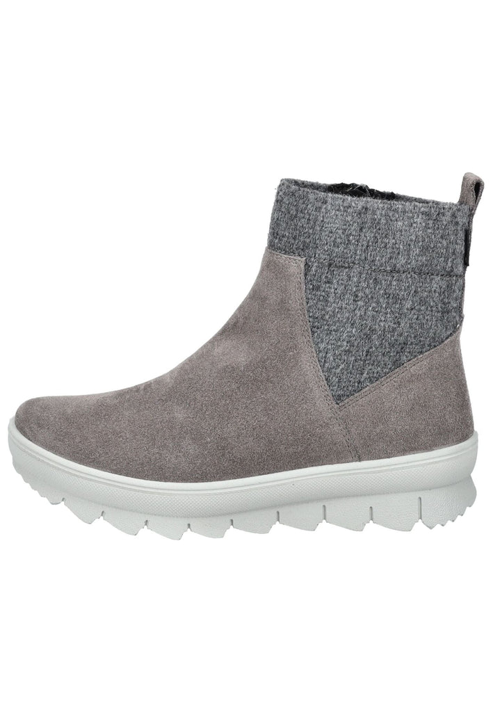 Legero Stiefelette Veloursleder Grau Warmfutter