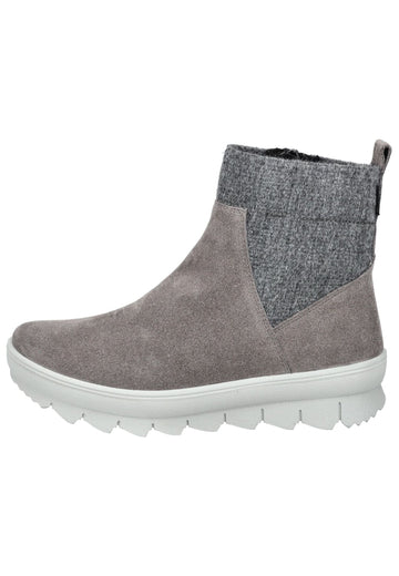 Legero Stiefelette Veloursleder Grau Warmfutter