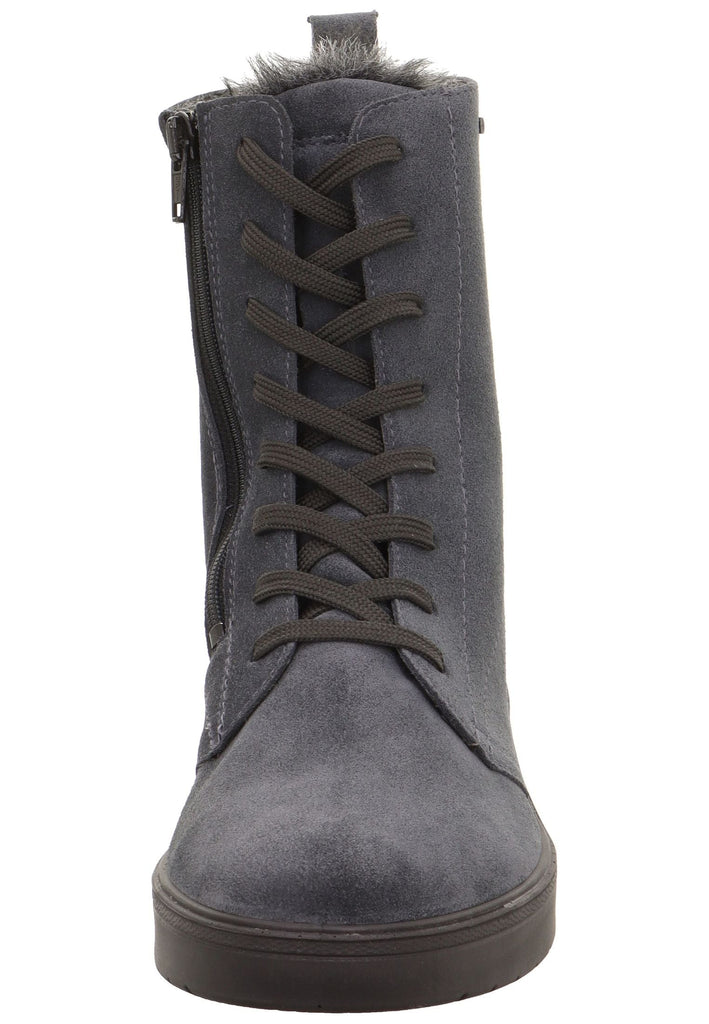 Legero Stiefelette Veloursleder Grau Warmfutter