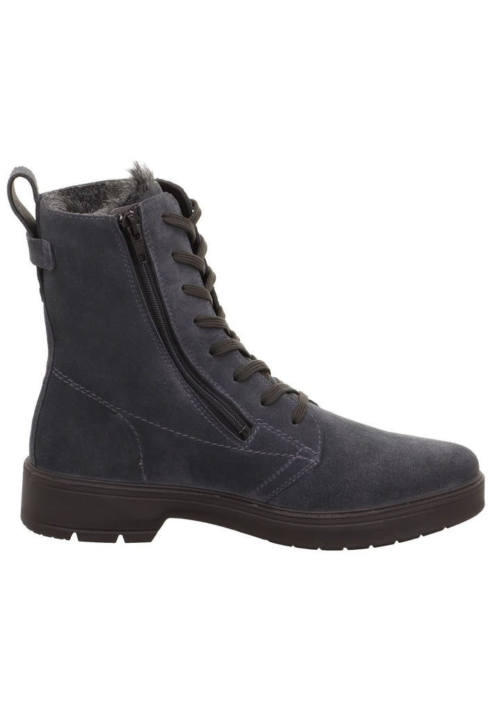 Legero Stiefelette Veloursleder Grau Warmfutter