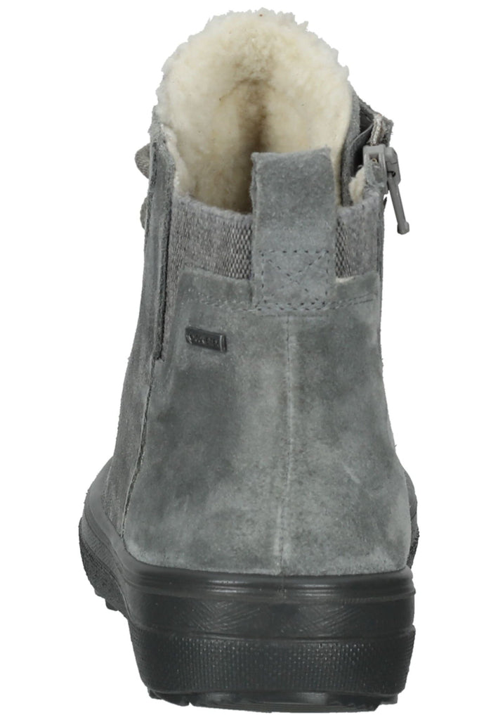 Legero Stiefelette Veloursleder Grau Warmfutter