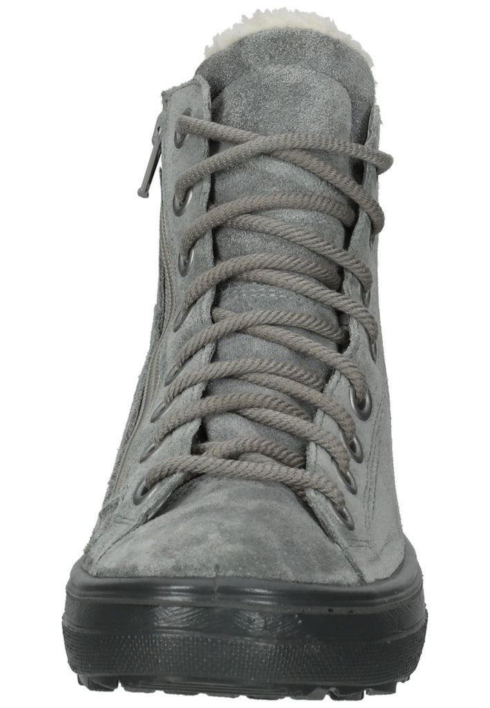 Legero Stiefelette Veloursleder Grau Warmfutter