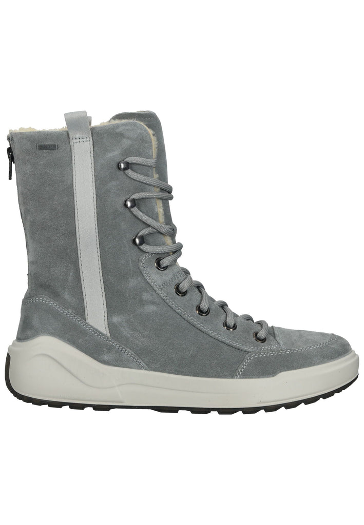 Legero Stiefelette Veloursleder Grau Warmfutter
