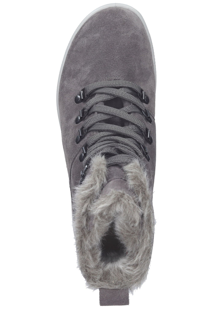Legero Stiefelette Veloursleder Grau Warmfutter