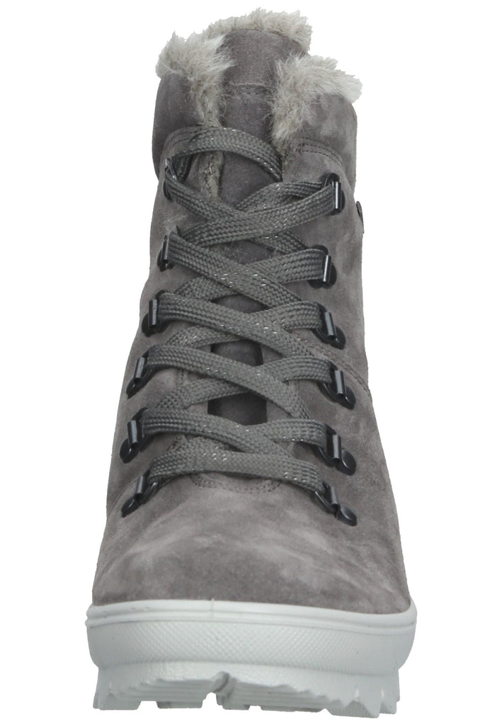 Legero Stiefelette Veloursleder Grau Warmfutter