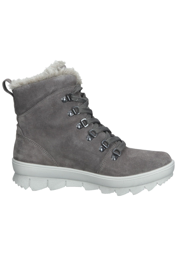Legero Stiefelette Veloursleder Grau Warmfutter