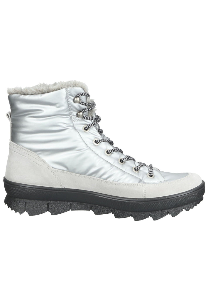 Legero Stiefelette Veloursleder Grau Warmfutter