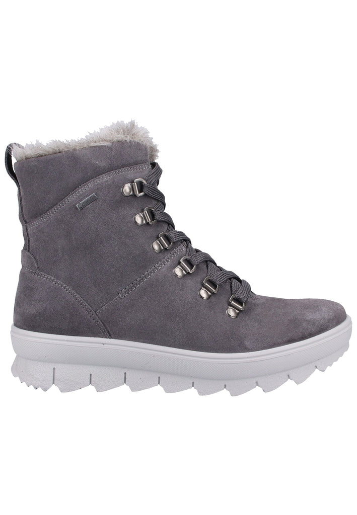 Legero Stiefelette Veloursleder Grau Warmfutter