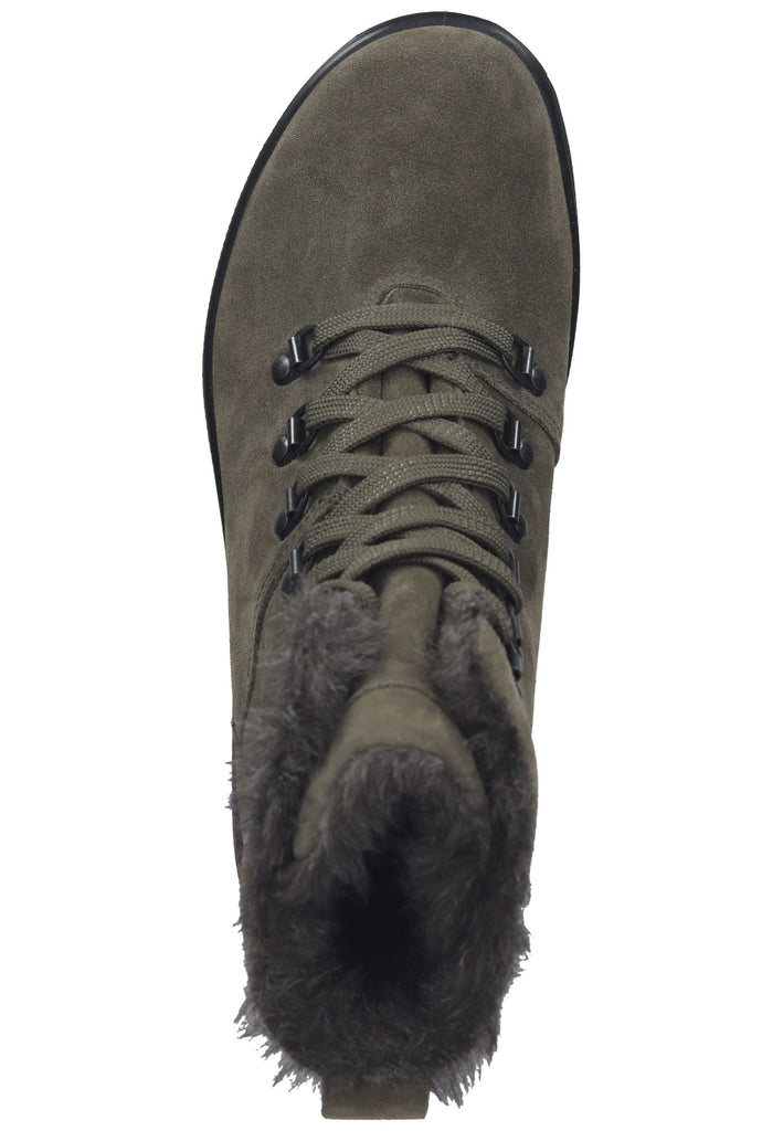 Legero Stiefelette Veloursleder Grün Warmfutter