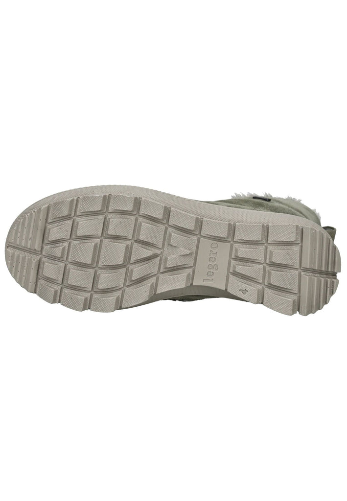 Legero Stiefelette Veloursleder Hellgrün Warmfutter
